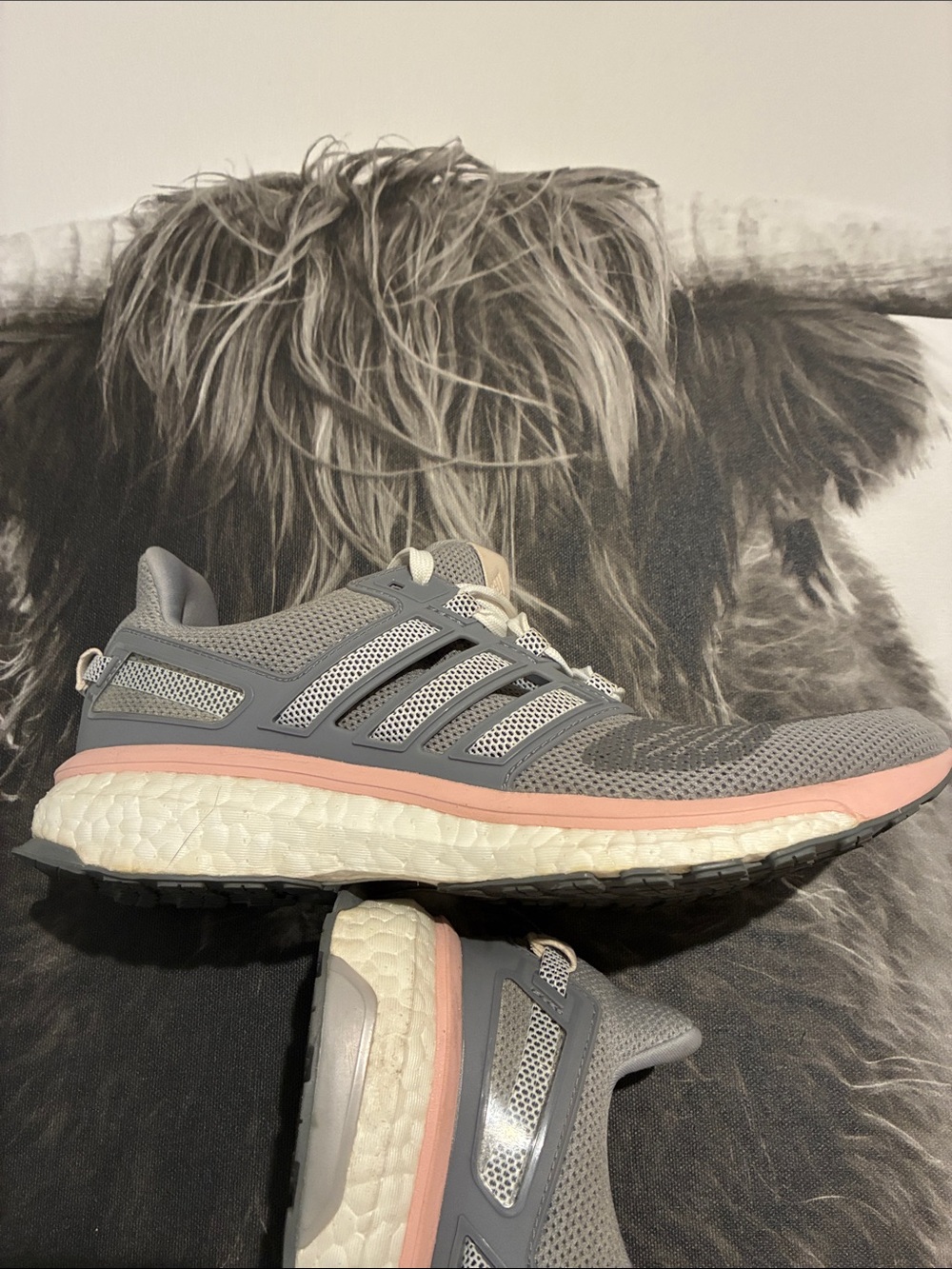 adidas Women's Gray and Pink Running Shoes